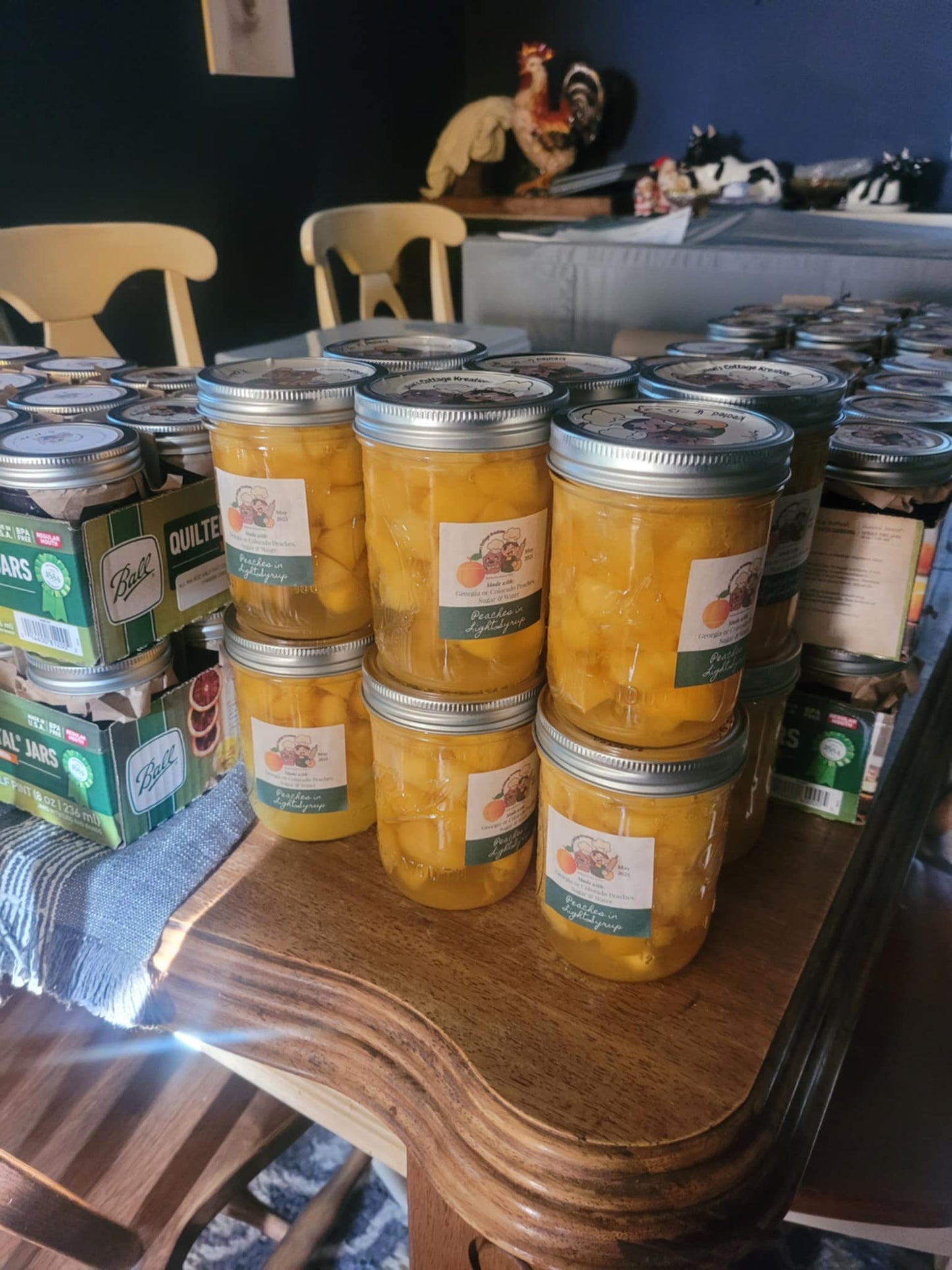 Canned Georgia Peaches