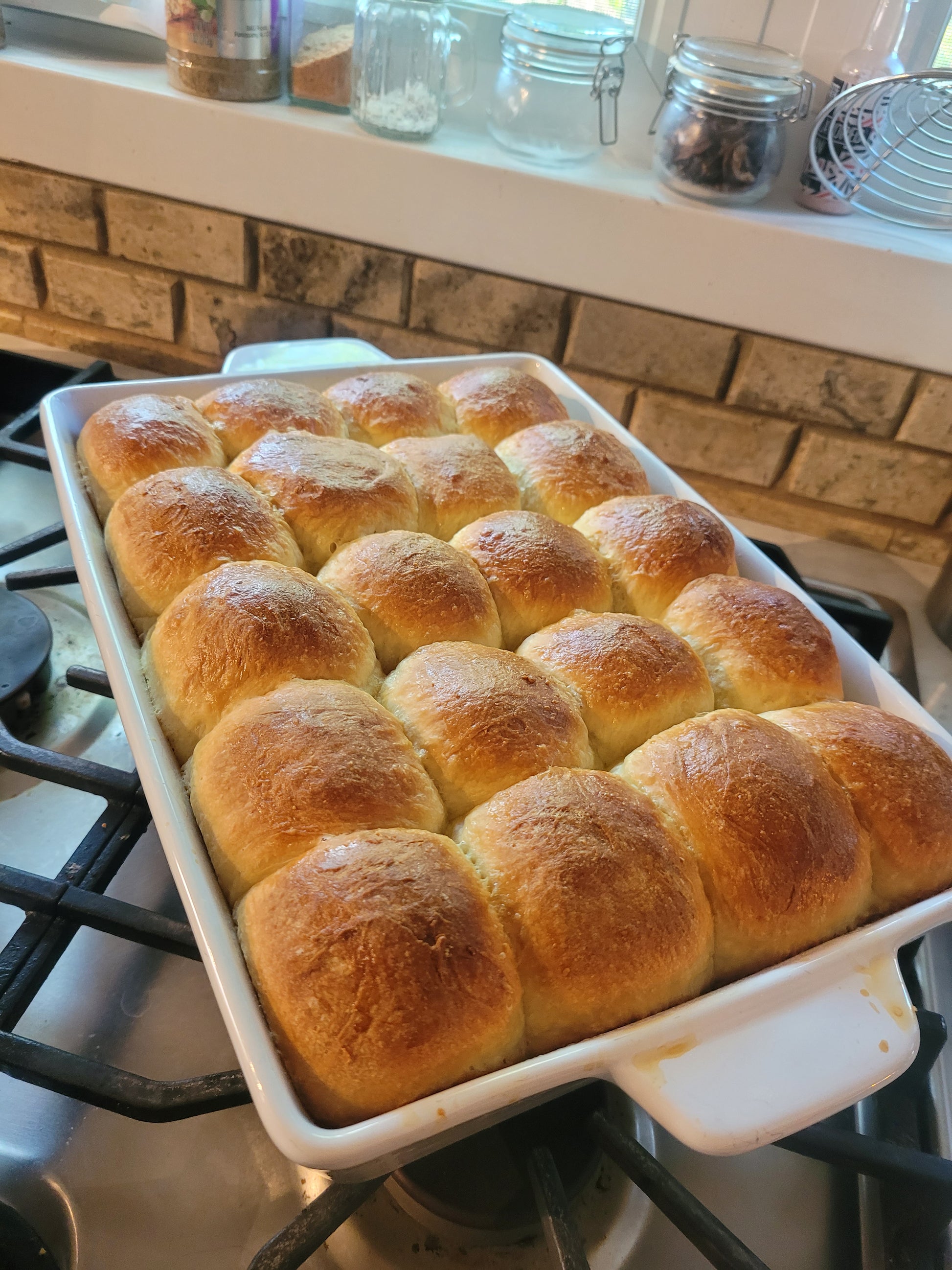 Lillian's Cottage Kreations Milk Bread Rolls