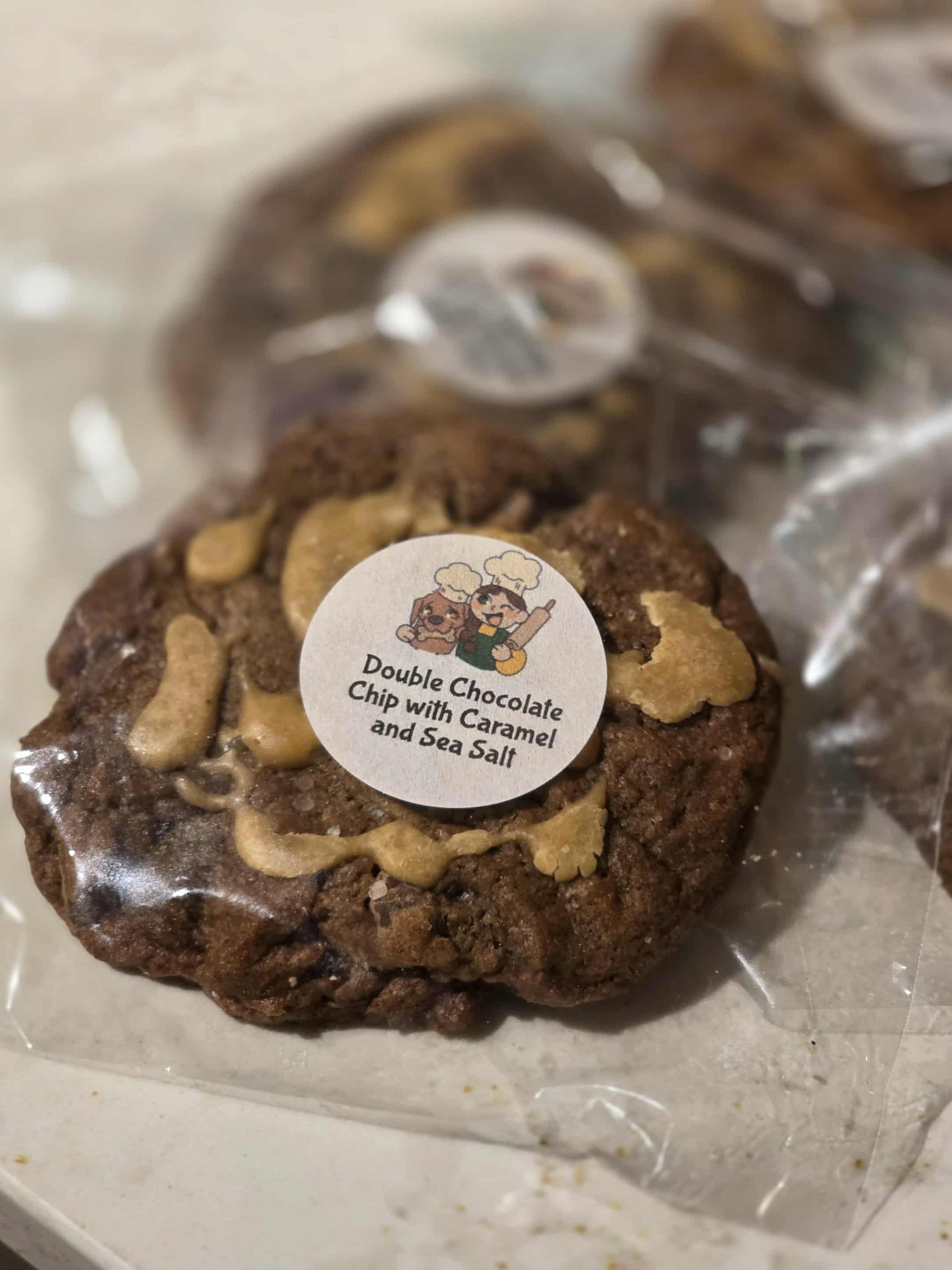 Double Chocolate Chip with Caramel and Sea Salt