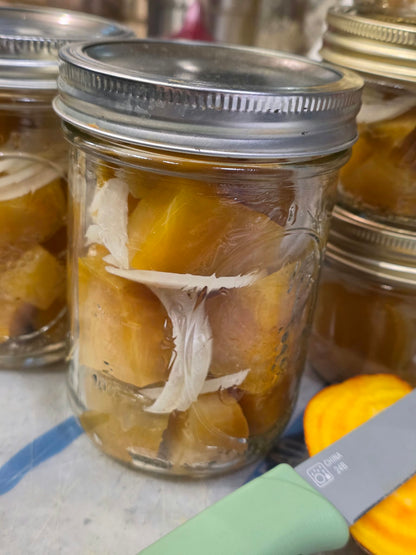 Simple Sweet Golden Beets (with onion)