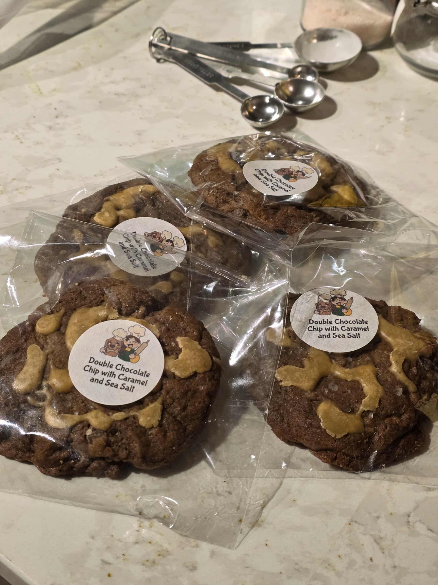 Double Chocolate Chip with Caramel and Sea Salt