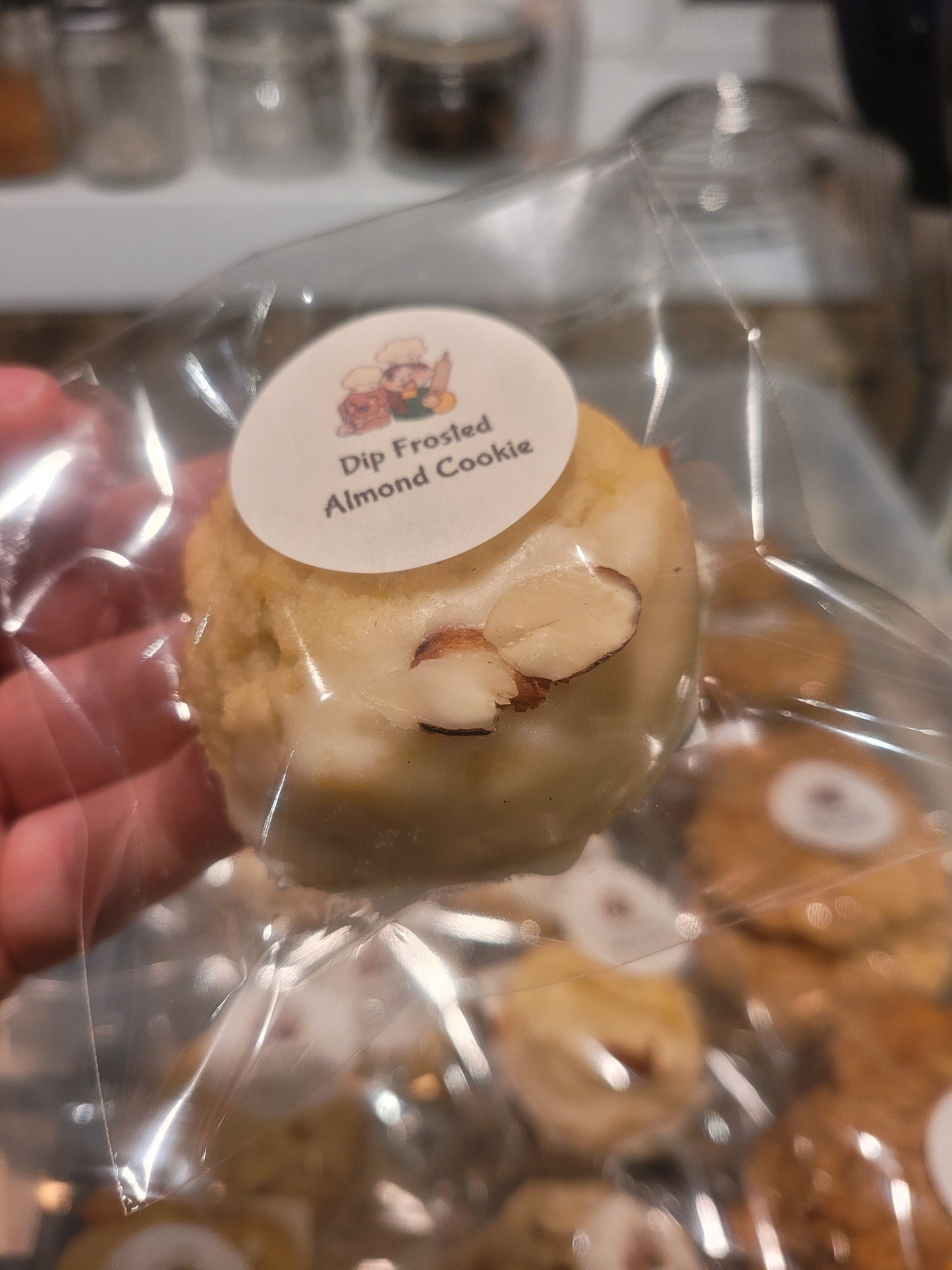 frosted almond