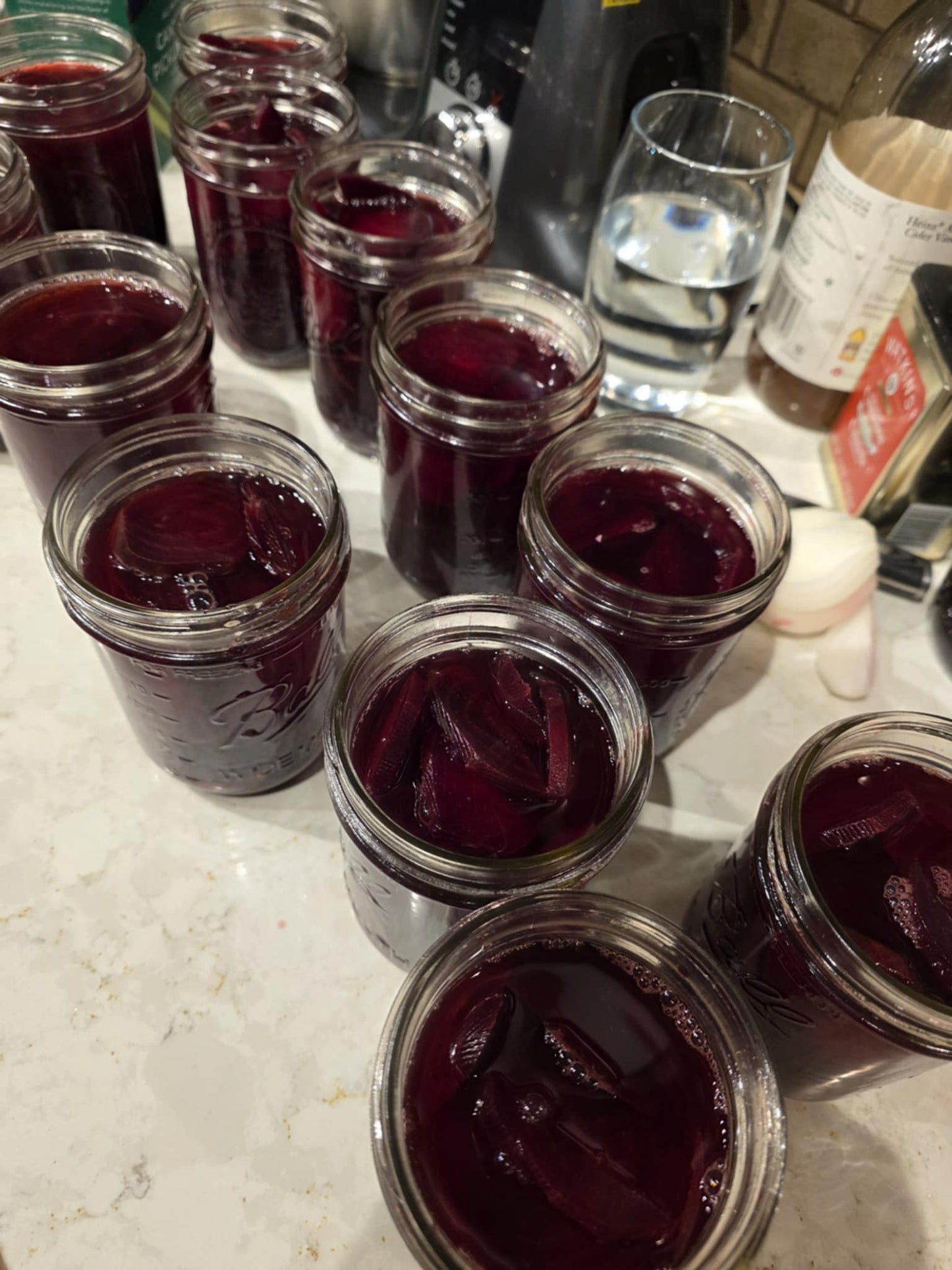 Sweet Pickled Beets (with onion)