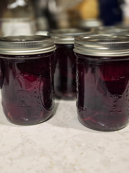 Sweet Pickled Beets (with onion)