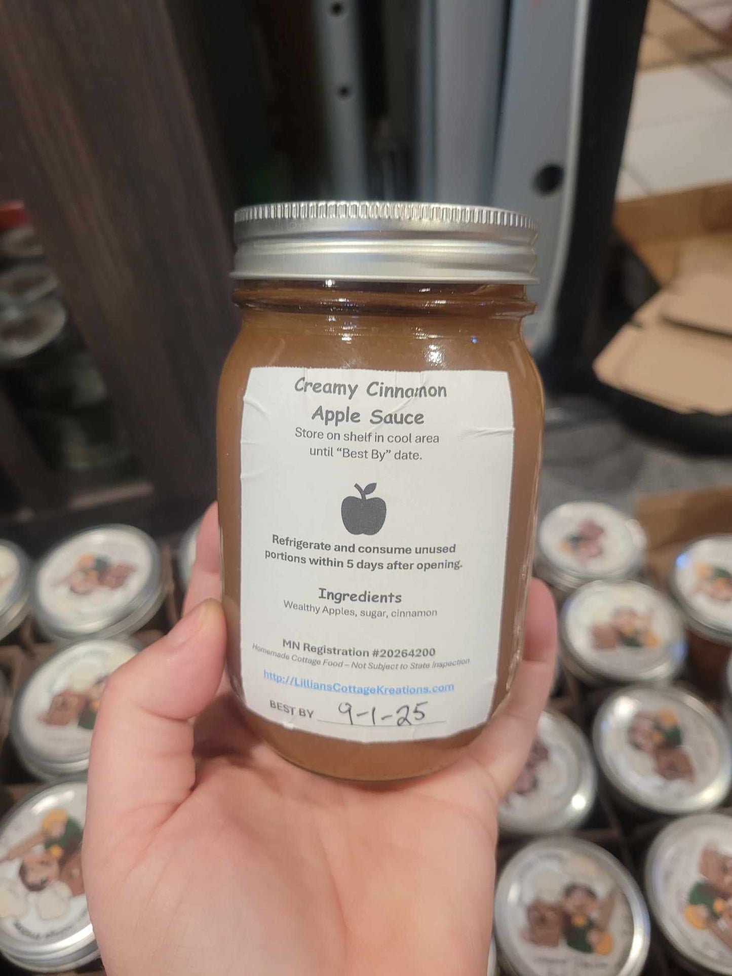 Creamy Spiced Apple Sauce
