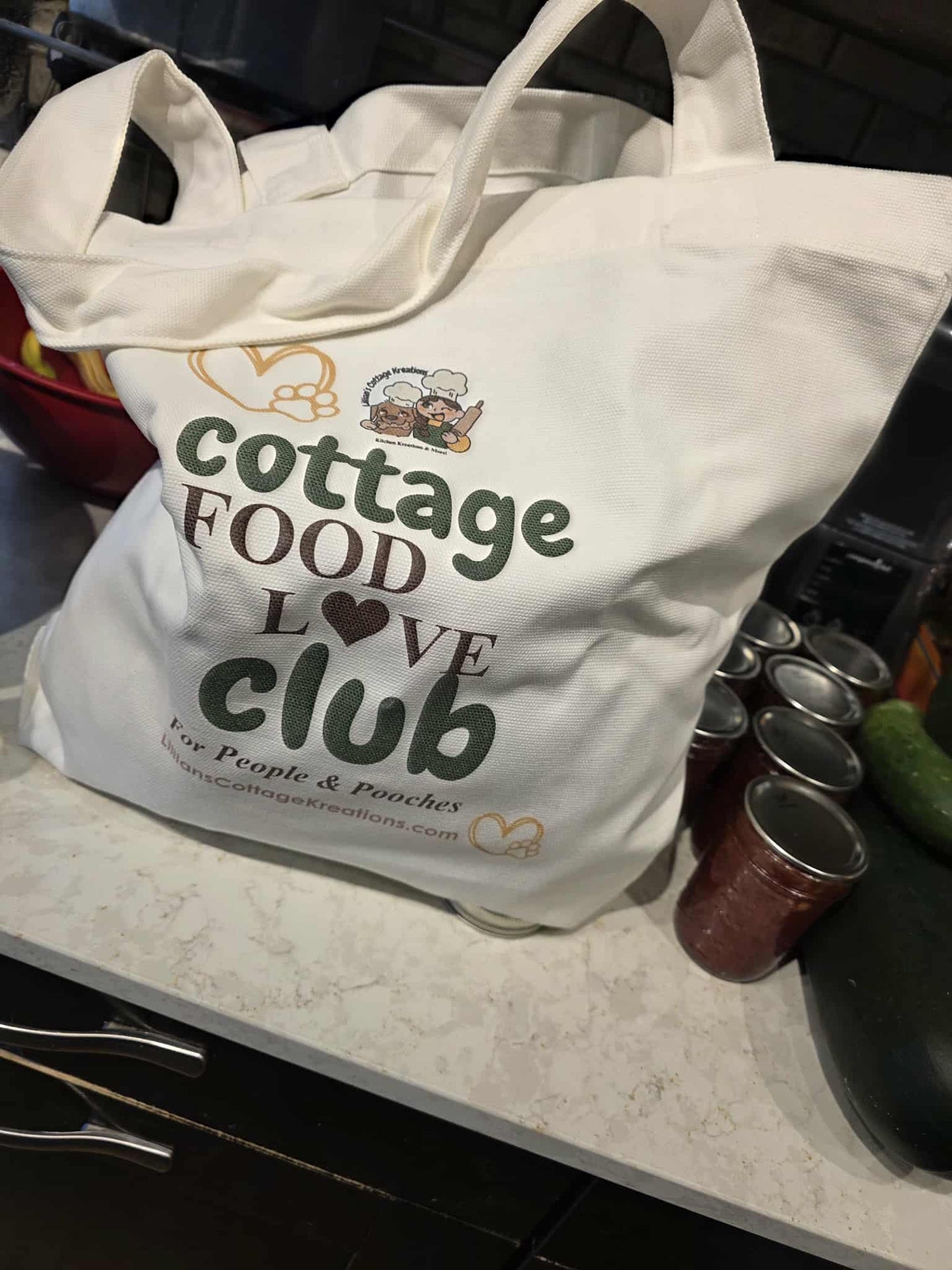 Food Love Club Shopping Bag