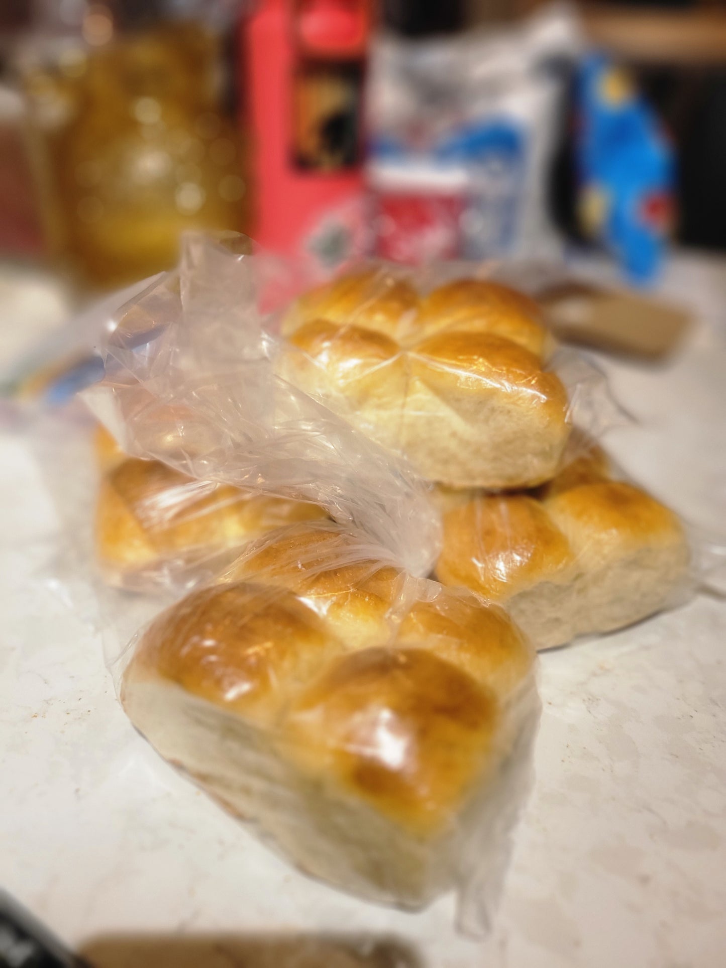 Lillian's Cottage Kreations Milk Bread Rolls