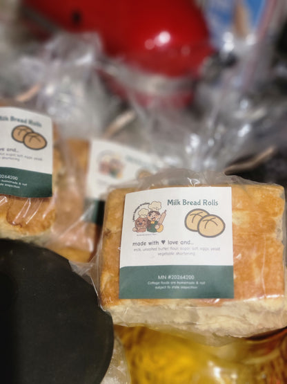 Lillian's Cottage Kreations Milk Bread Rolls