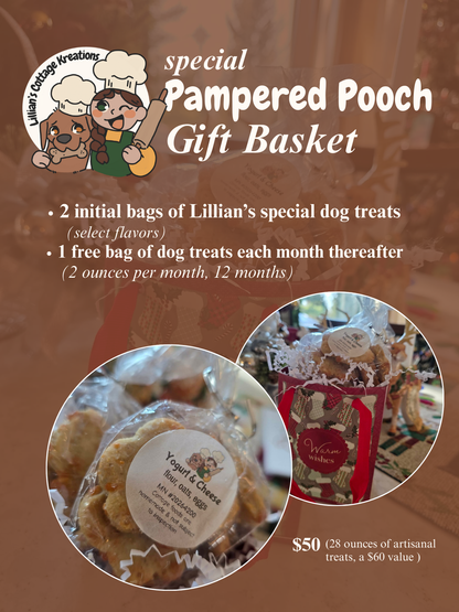 Gift Basket - Pampered Pooch Subscription