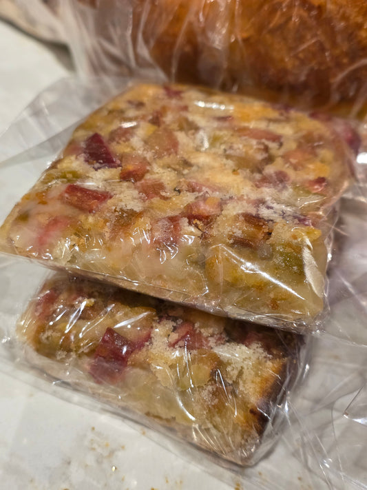 Summer Rhubarb Bars